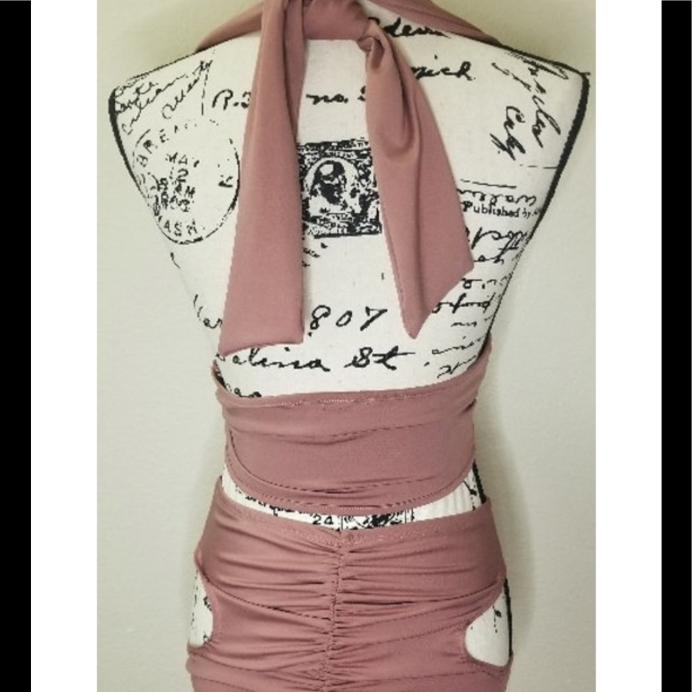 Magenta dress wrap